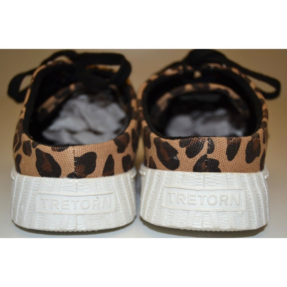 Tretorn Women's Leopard Print Mule Size 8.5 Shoe Slip- On Lace-Up - Picture 7 of 9